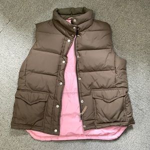JCrew womens XL puffy vest